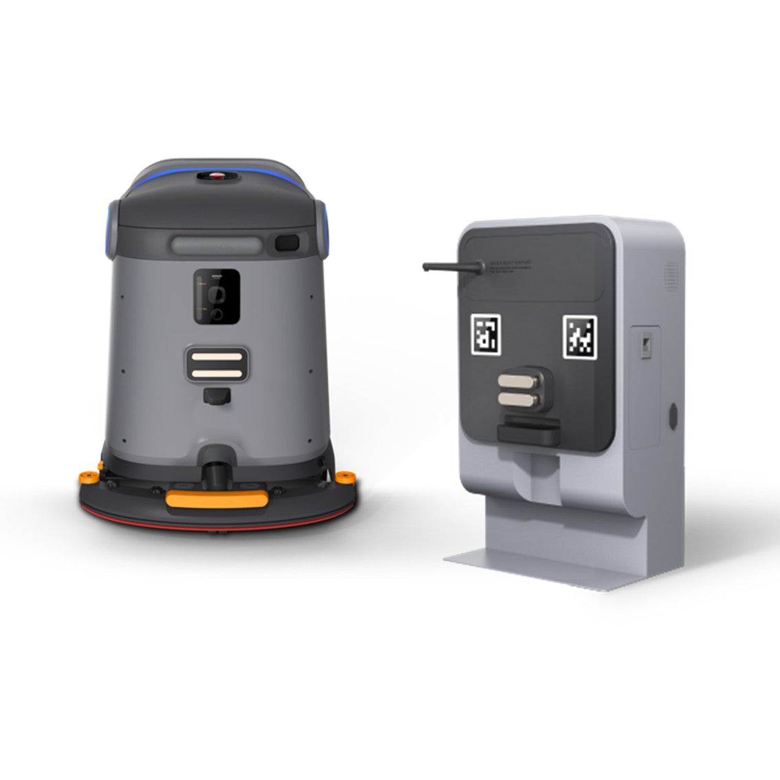 KEENON KLEENBOT C40s commercial cleaning robot with workstation