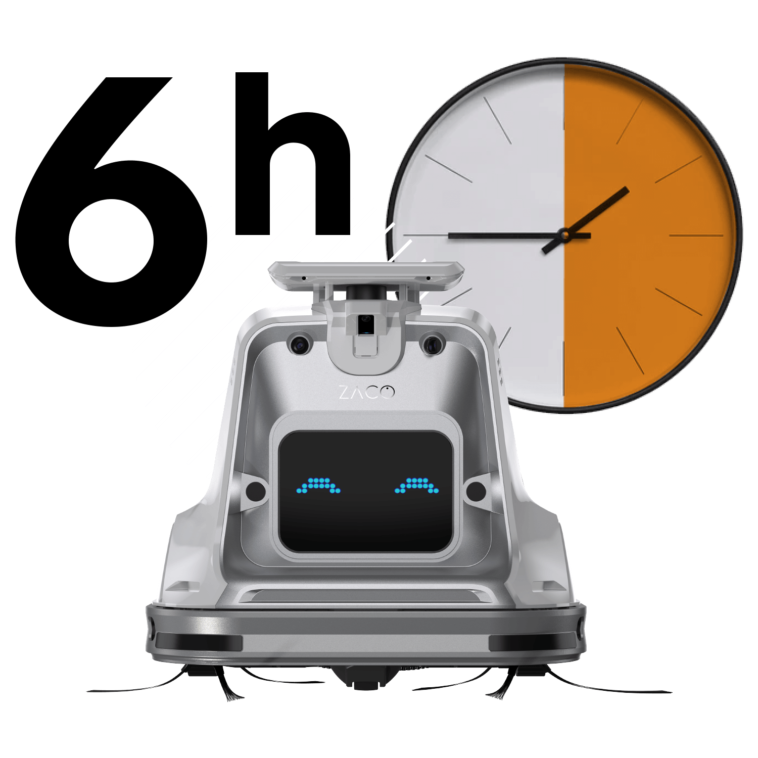 robot with 6 hour icon