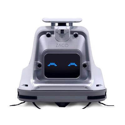 ZACO X1000 robot vacuum cleaner view from the front