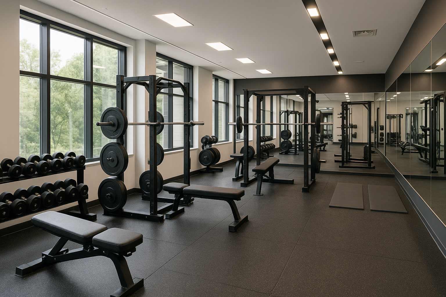 Fitnessstudio Trainingsbereich